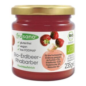 Frusano Bio-Erdbeer-Rhabarber Fruchtaufstrich