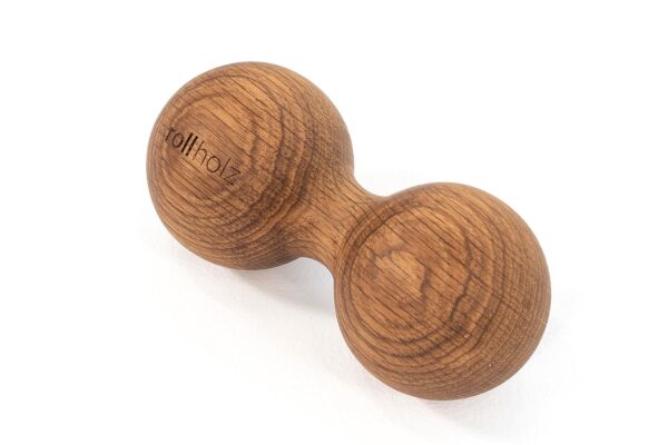 rollholz Duoball Doppelkugel Eiche 7 cm