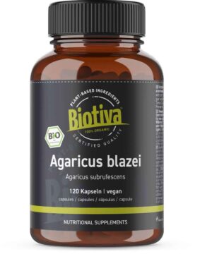 Biotiva Agaricus blazei Kapseln Bio