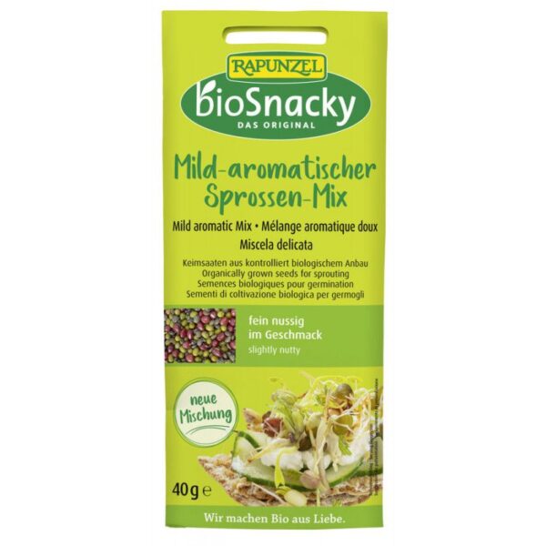 Rapunzel - bioSnacky Mild-aromatischer SprossenMix