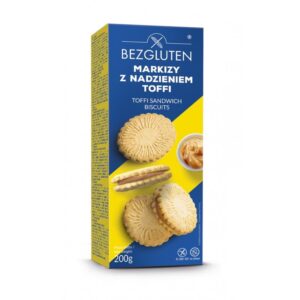 Bezgluten Toffi Sandwich Kekse glutenfrei