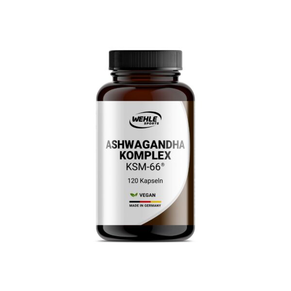 Ashwagandha KSM 66 Komplex mit Ginseng und Rosenwurzextrakt - Wehle Sports