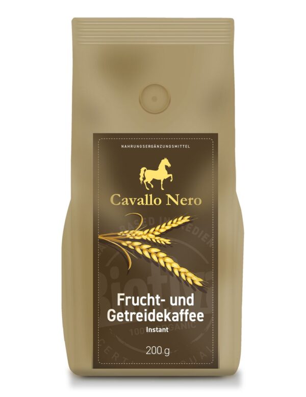 Cavallo Nero Frucht- & Getreidekaffee Bio