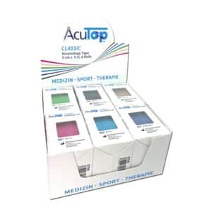 AcuTop Kinesiology Tape 6er Starter Set - 6 Rollen in versch. Farben