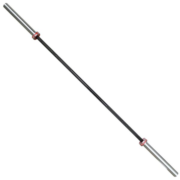 Langhantelstange 'Barbell' aus Aluminium 220cm O 50mm + 2 Scheibenstopper