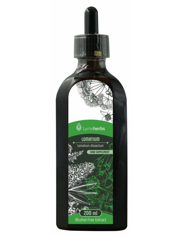 Lymeherbs Alkoholfreier Lomatium-Extrakt