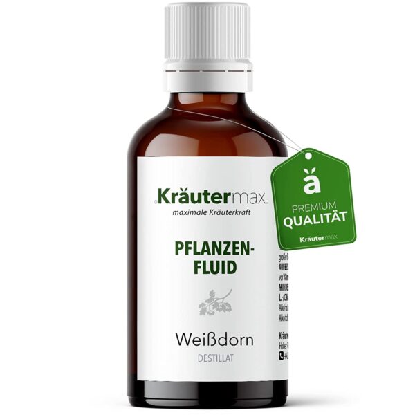 Kräutermax Pflanzenfluid Weißdorn Tropfen