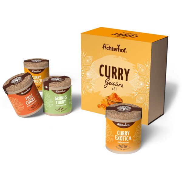 Achterhof 4x Curry Gewürzset