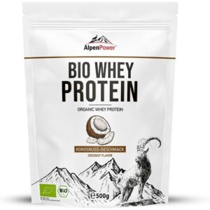 AlpenPower Bio Whey Protein- Kokosnuss