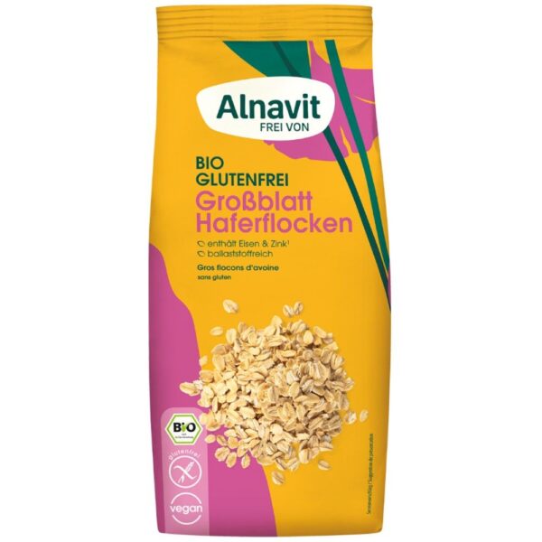 Alnavit Großblatt Haferflocken glutenfrei