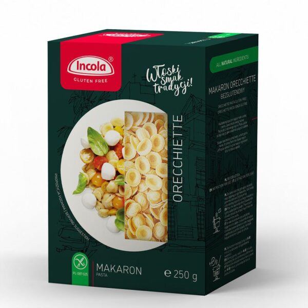 Incola Makaron Orecchiette Pasta glutenfrei