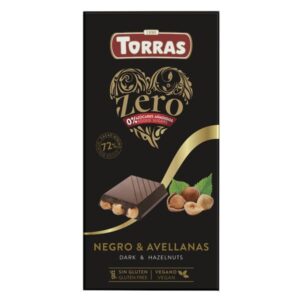 Torras Zero Dark&Hazelnuts Chocolate