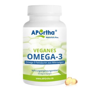 APOrtha® Algenöl veganes Omega-3 Kapseln