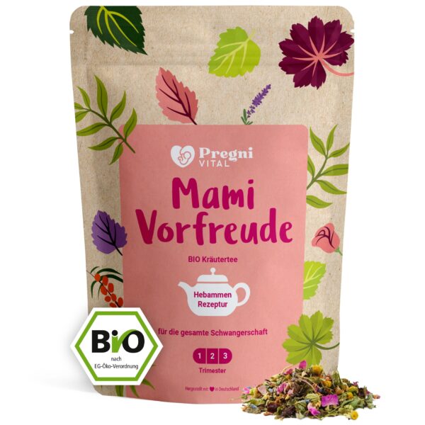 Mami Vorfreude BIO Schwangerschaftstee für die gesamte Schwangerschaft - von PregniVital®