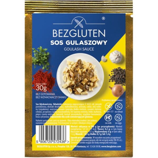 Bezgluten Gulasch Sauce glutenfrei