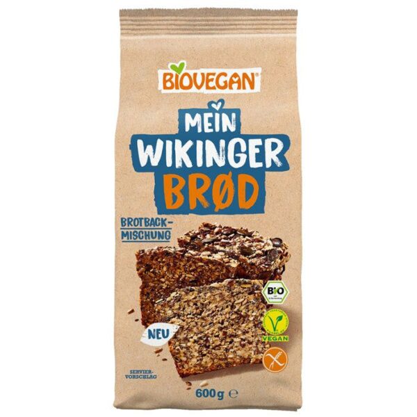 Biovegan Wikinger Brod Backmischung glutenfrei