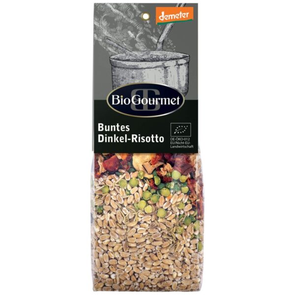 Buntes Dinkel Risotto demeter