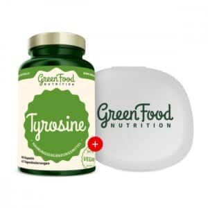 GreenFood Nutrition Tyrosin + Kapselbehälter