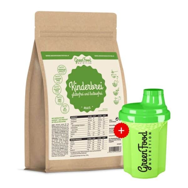 GreenFood Nutrition Baby Maisbrei ohne gluten- und lactosefrei