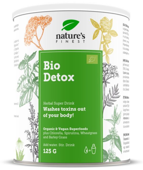 Nature's Finest Bio Detox mix - Eine natürliche Mischung aus grünen Superfoods zur Entgiftung