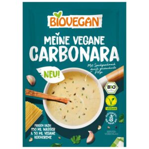 Biovegan Vegane Carbonara Sauce glutenfrei
