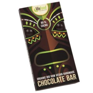 Lifefood Chocolate Bar 80% Kakao glutenfrei