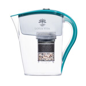 Lotus Vita Family Wasserfilter Filterkanne Natura Plus - Tiefseetürkis