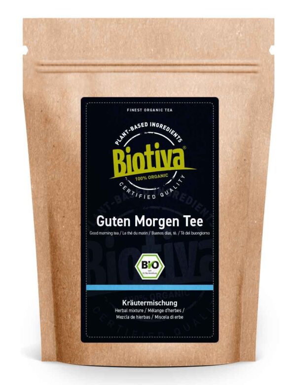 Biotiva Guten Morgen Tee Kräuter-Mischung Bio