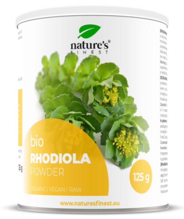 Nature's Finest Rhodiola Rosea pulver Bio