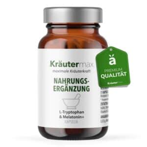 Kräutermax L-Tryptophan 500 mg und Melatonin 1 mg plus B6