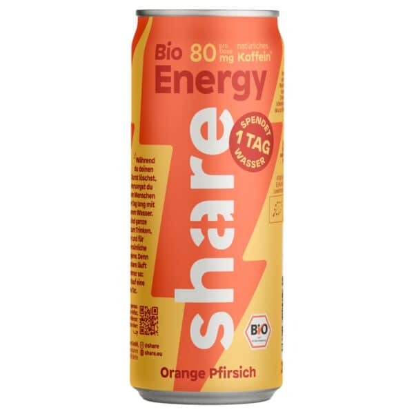 share Bio Energy Orange & Pfirsich in Alu Dose EW