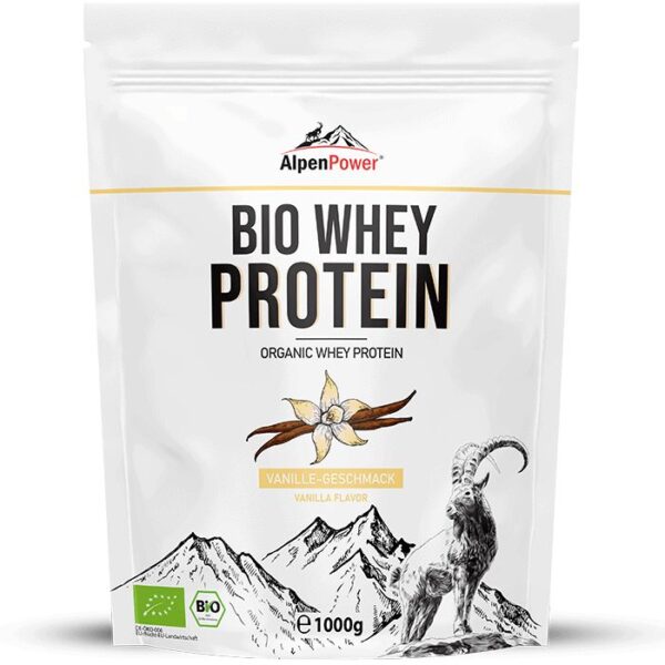 AlpenPower Bio Whey Protein- Vanille