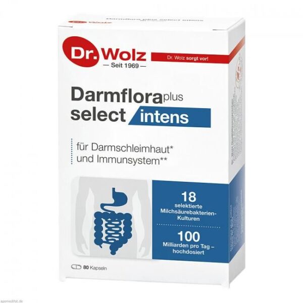 Dr. Wolz Darmflora plus select intens 80 Kapseln