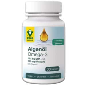 Raab Algenöl Omega-3 Kapseln