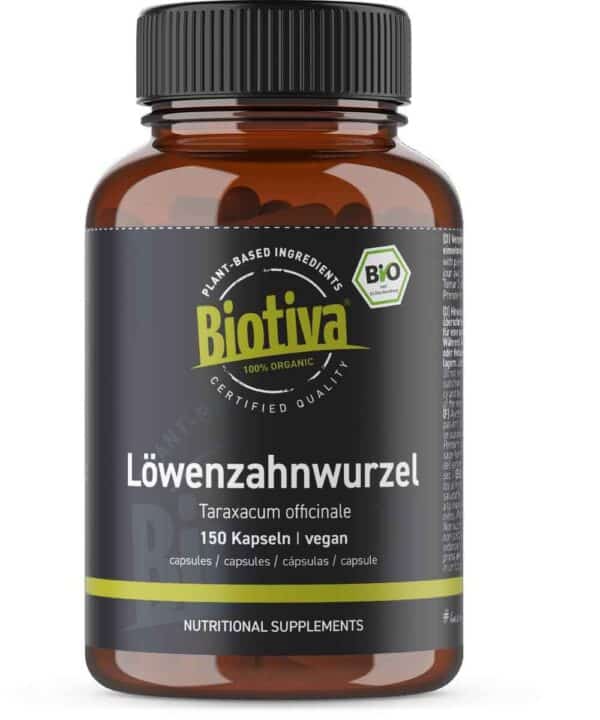 Biotiva Löwenzahnwurzel Kapseln Bio