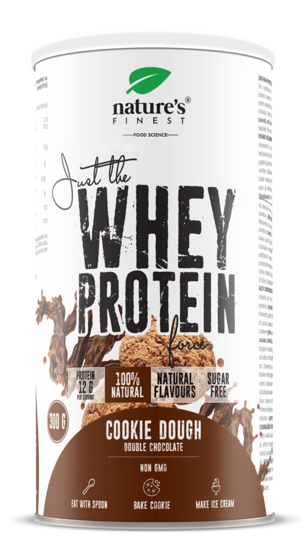 Nature's Finest Whey Protein Cookie Dough Double Chocolate - Keksteig mit doppelter Schokolade