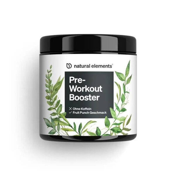 natural elements Pre-Workout Booster ohne Koffein Fruit Punch