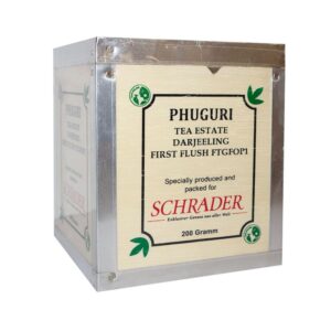 Schrader Schwarzer Tee Darjeeling First Flush Phuguri Ftgfop1 Bio