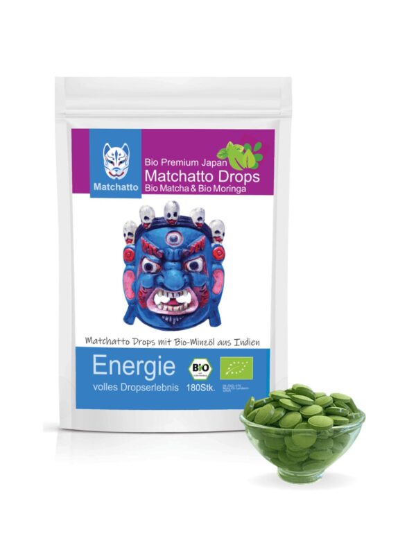 Matchatto Matcha Presslinge Minze Bio