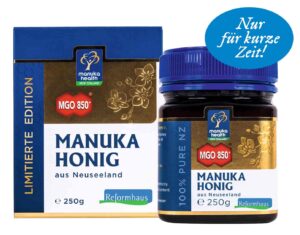 Neuseelandhaus Manuka Honig Mgo850+