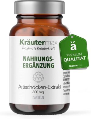Kräutermax Artischocken-Extrakt 800 mg Kapseln