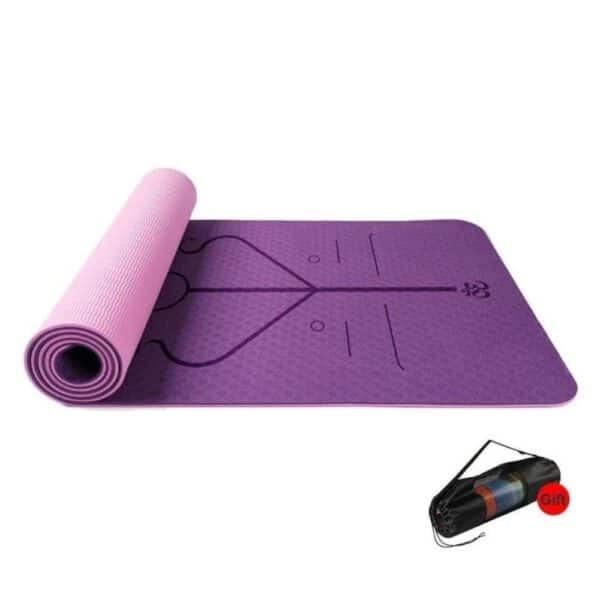 Sport-Knight® Yoga Matte mit Tasche Lila