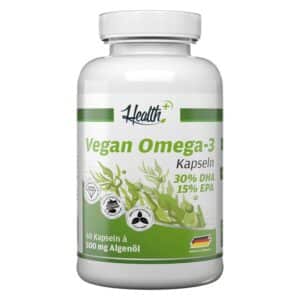 Health+ Algen-Öl Kapseln | Vegan Omega 3