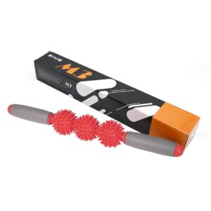 Sport-Knight® Igel Massagestick 3-Bälle Rot