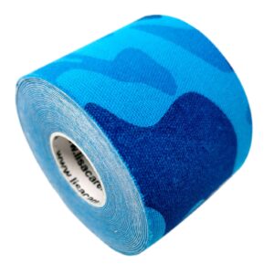 LisaCare Kinesiologie Tape - Camo blau- 5cm x 5m