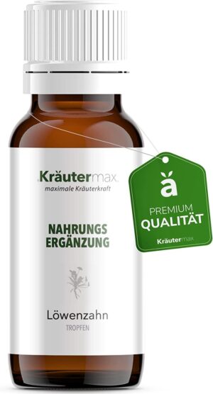 Kräutermax Löwenzahnwurzel Tropfen Extrakt aus Taraxacum officinale