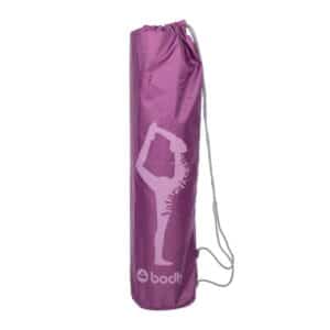 Easy Bag Yogamattentasche aus Polyester mit Print Natarajasana Aubergine (Blackberry Wine)