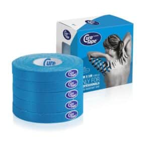 CureTape® Classic 5 Rollen 1cm blau