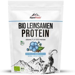 AlpenPower Bio Leinsamen-Protein