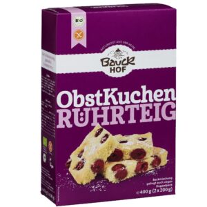 Bauckhof Obstkuchen Backmischung glutenfrei